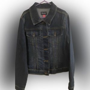 Children’s Place girls jean jacket size L (10/12)